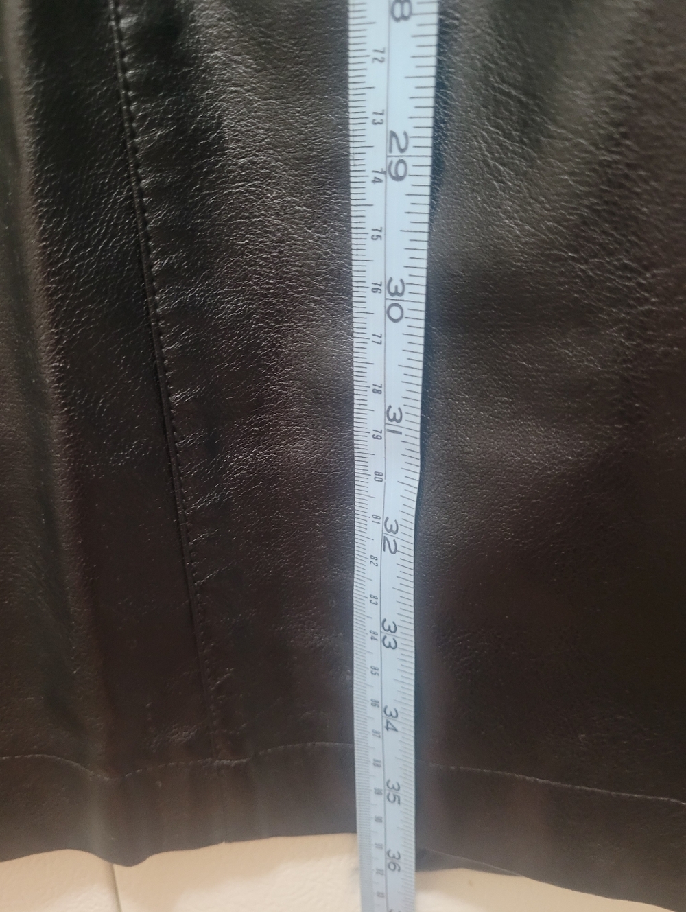Forever 21 Black Faux Leather Skirt XS - Picture 4 of 4